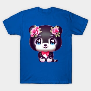 Cute kawaii panda bear T-Shirt
